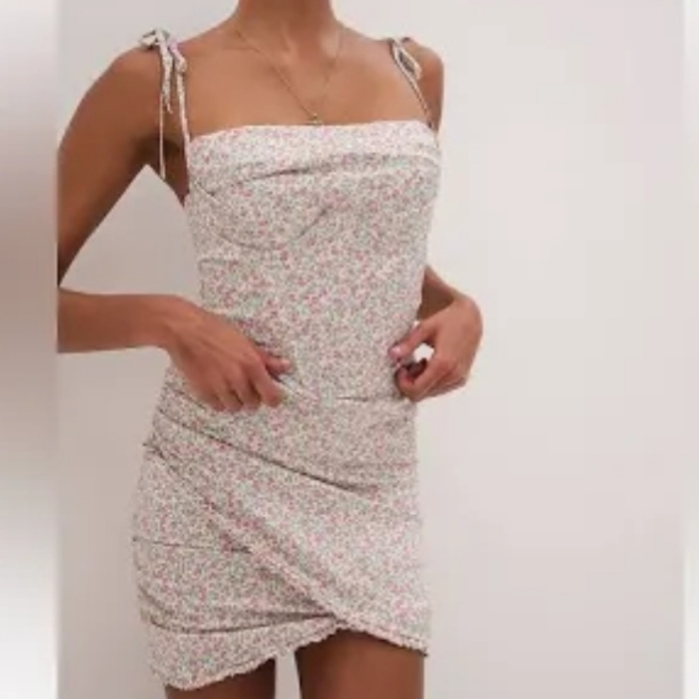 Victoria Secret For Love & Lemons Baby Butterfly Coquette Corset Mini Dress